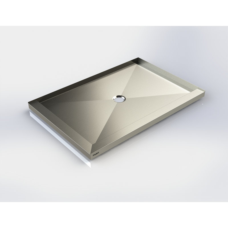 fosk Stainless Steel Shower Base 32x48 Wayfair.ca